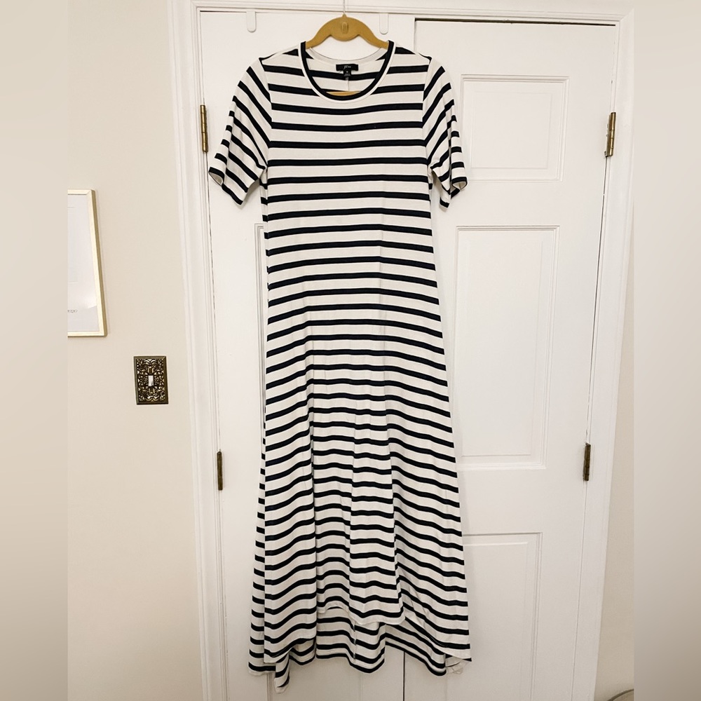 J.Crew Striped Maxi Dress